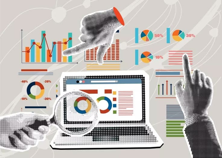 Executive dashboard displaying real-time business performance metrics